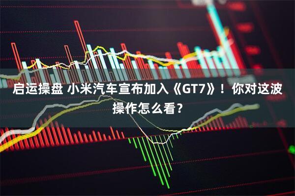 启运操盘 小米汽车宣布加入《GT7》！你对这波操作怎么看？