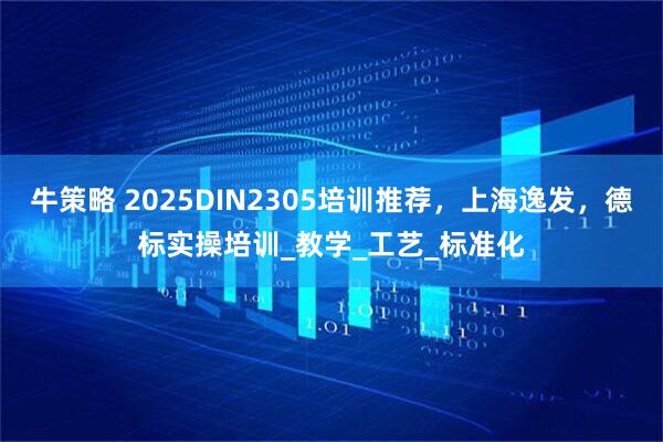 牛策略 2025DIN2305培训推荐，上海逸发，德标实操培训_教学_工艺_标准化
